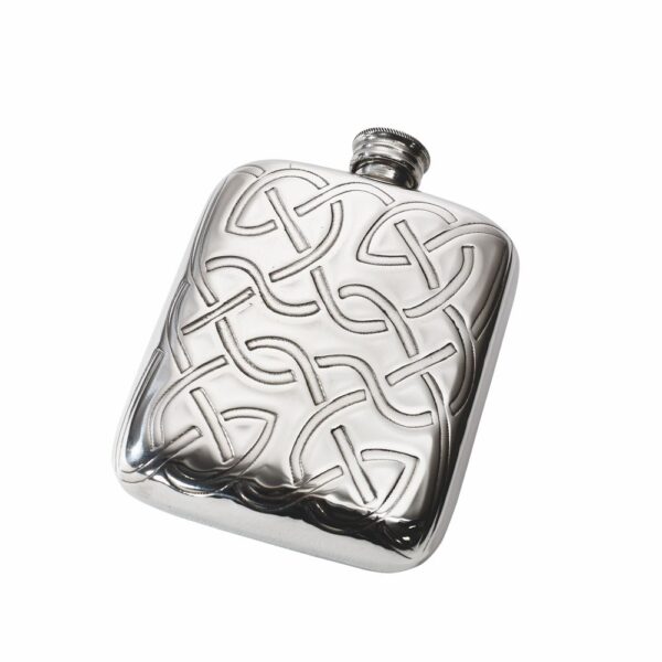 celtic knot - pocket-pewter-flask