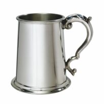 plain - scroll handle - beer - mug - tankard