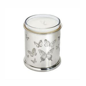 Butterfly Candle Votive - Pewter.co.uk